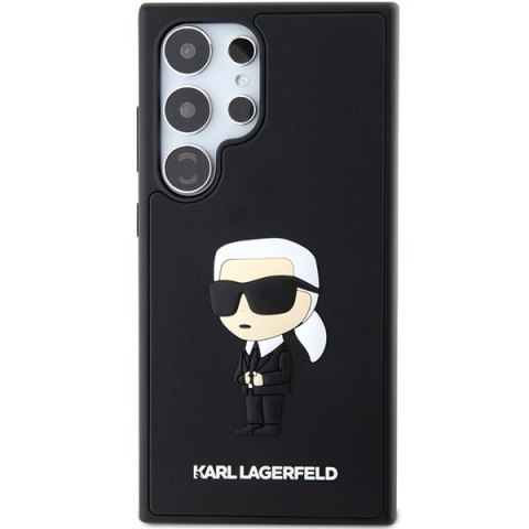 Etui na telefon Samsung Galaxy S24 Ultra Karl Lagerfeld 3D Rubber czarne