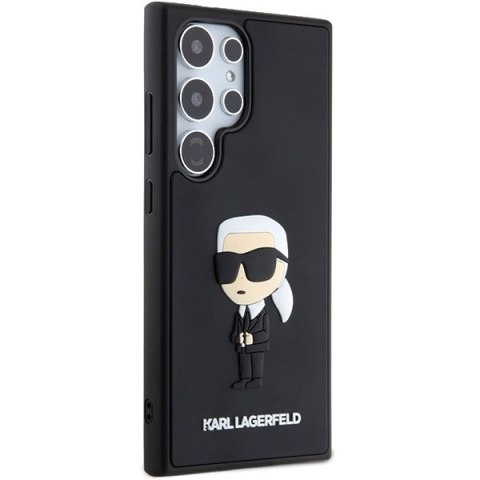 Etui na telefon Samsung Galaxy S24 Ultra Karl Lagerfeld 3D Rubber czarne