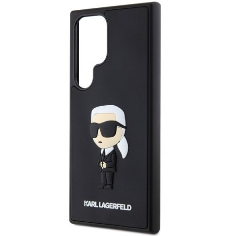 Etui na telefon Samsung Galaxy S24 Ultra Karl Lagerfeld 3D Rubber czarne