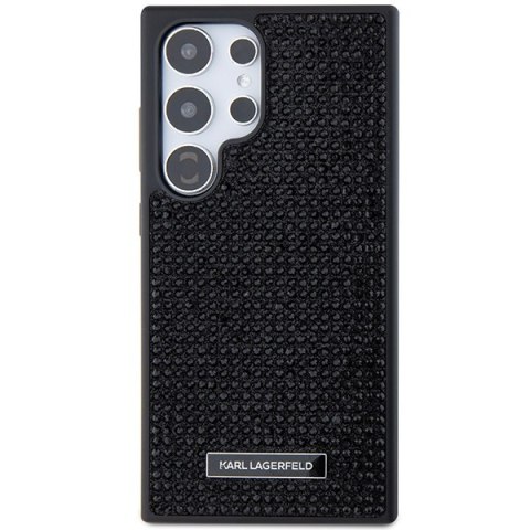 Etui Karl Lagerfeld KLHCS24LHDSPRK Samsung Galaxy S24 Ultra hardcase Rhinestone Metal Logo czarny/black