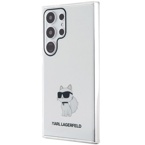 Etui na telefon Samsung Galaxy S24 Ultra Karl Lagerfeld Choupette przezroczyste