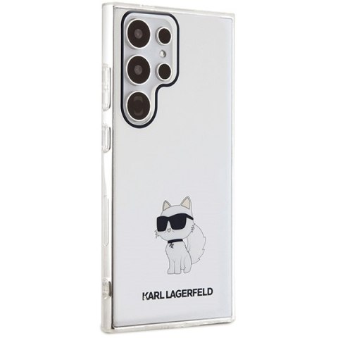 Etui na telefon Samsung Galaxy S24 Ultra Karl Lagerfeld Choupette przezroczyste