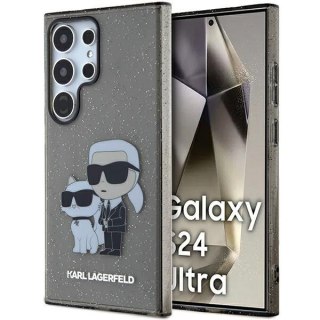 Etui na telefon Samsung Galaxy S24 Ultra Karl Lagerfeld Glitter czarne