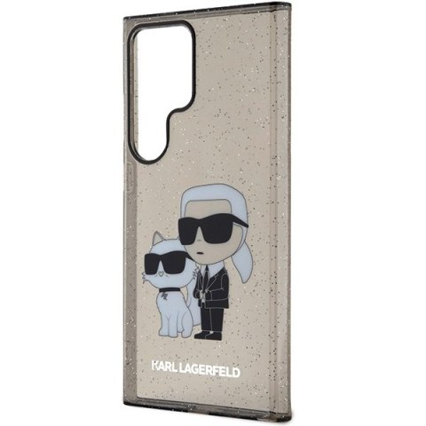 Etui na telefon Samsung Galaxy S24 Ultra Karl Lagerfeld Glitter czarne