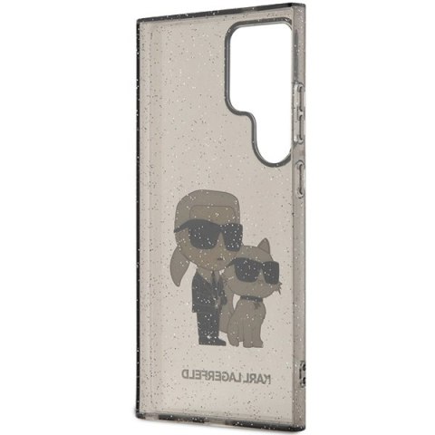 Etui na telefon Samsung Galaxy S24 Ultra Karl Lagerfeld Glitter czarne