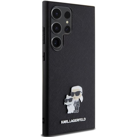 Etui na telefon Samsung Galaxy S24 Ultra Karl Lagerfeld Saffiano czarne