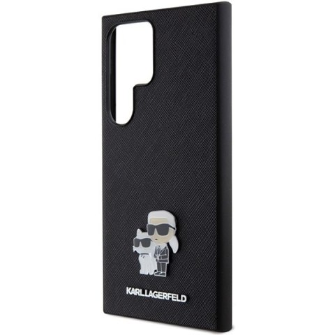 Etui na telefon Samsung Galaxy S24 Ultra Karl Lagerfeld Saffiano czarne