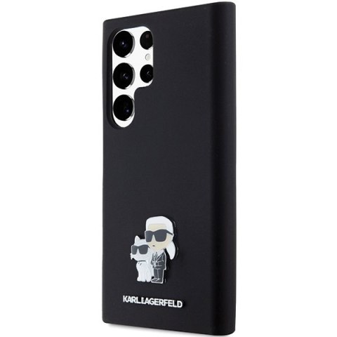 Etui na telefon Samsung Galaxy S24 Ultra Karl Lagerfeld z metalowym pinem