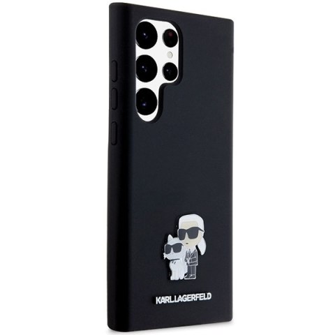 Etui na telefon Samsung Galaxy S24 Ultra Karl Lagerfeld z metalowym pinem