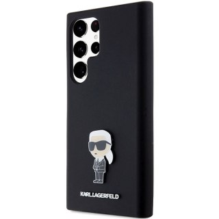 Etui na telefon Samsung Galaxy S24 Ultra Karl Lagerfeld Silicone czarne