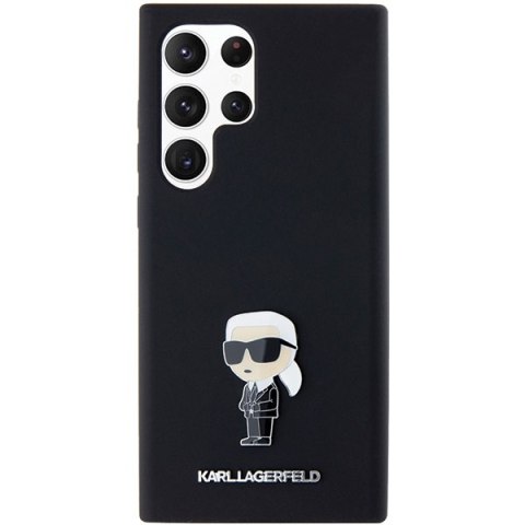 Etui na telefon Samsung Galaxy S24 Ultra Karl Lagerfeld Silicone czarne