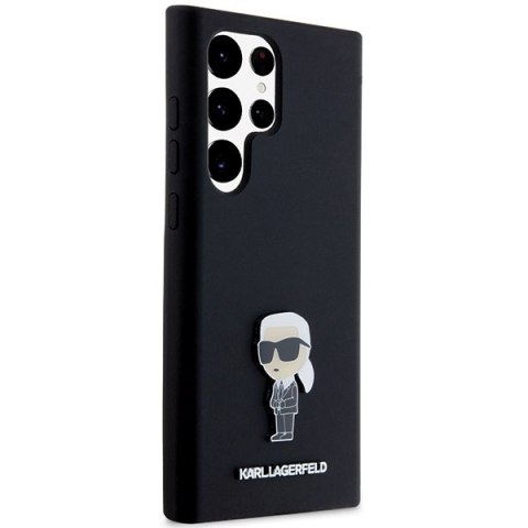 Etui na telefon Samsung Galaxy S24 Ultra Karl Lagerfeld Silicone czarne