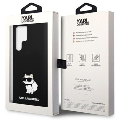 Etui na telefon Samsung Galaxy S24 Ultra Karl Lagerfeld Choupette czarne