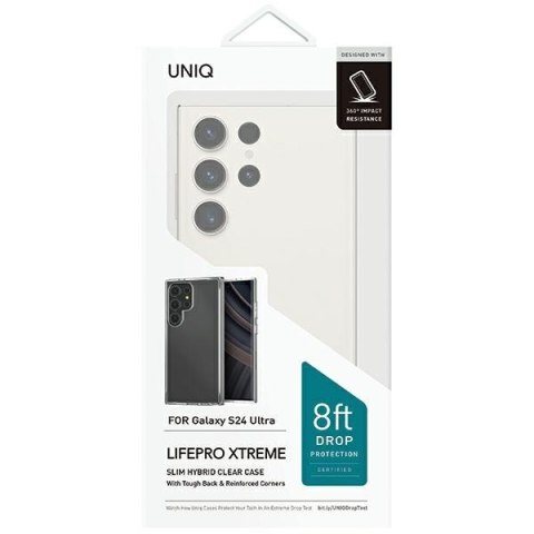 Etui na telefon Samsung Galaxy S24 Ultra UNIQ LifePro Xtreme przezroczyste