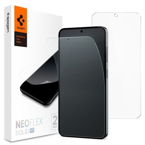 Folia na telefon Spigen Neo Flex Samsung Galaxy S24+ Plus Clear 2 PACK