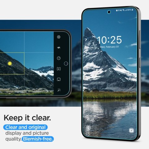 Folia na telefon Spigen Neo Flex Samsung Galaxy S24+ Plus Clear 2 PACK