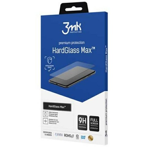 Szkło hartowane Samsung Galaxy S24+ 3MK HardGlass Max czarny - Ochrona ekranu