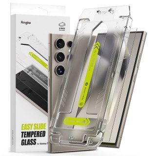 Szkło hartowane Ringke Easy Slide Samsung Galaxy S24 Ultra Clear [2 PACK]