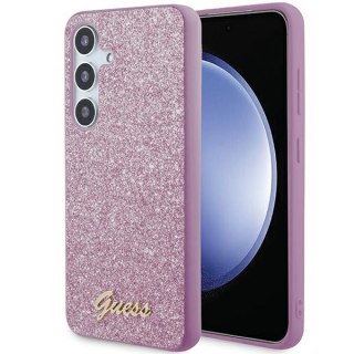 Etui Guess GGUHCS24MHGGSHU Samsung Galaxy S24+ Plus hardcase Glitter Script fioletowy/purple