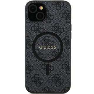 Etui na telefon Samsung Galaxy S24+ Plus Guess czarne z MagSafe