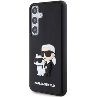 Etui Karl Lagerfeld KLHCS24M3DRKCNK Samsung Galaxy S24+ Plus hardcase 3D Rubber Karl&Choupette czarny/black