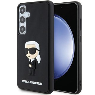 Etui Karl Lagerfeld KLHCS24M3DRKINK Samsung Galaxy S24+ Plus hardcase 3D Rubber Ikonik czarny/black