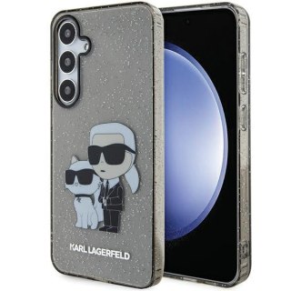 Etui Karl Lagerfeld KLHCS24MHNKCTGK Samsung Galaxy S24+ Plus hardcase Glitter Karl&Choupette czarny/black