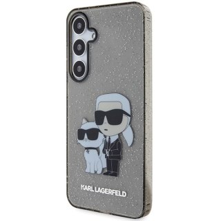 Etui Karl Lagerfeld KLHCS24MHNKCTGK Samsung Galaxy S24+ Plus hardcase Glitter Karl&Choupette czarny/black