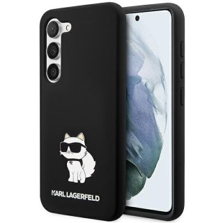 Etui na telefon Samsung Galaxy S24+ Karl Lagerfeld Choupette czarne