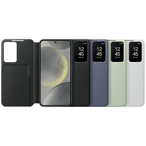 Etui na telefon Samsung Galaxy S24+ Smart View Wallet Case białe