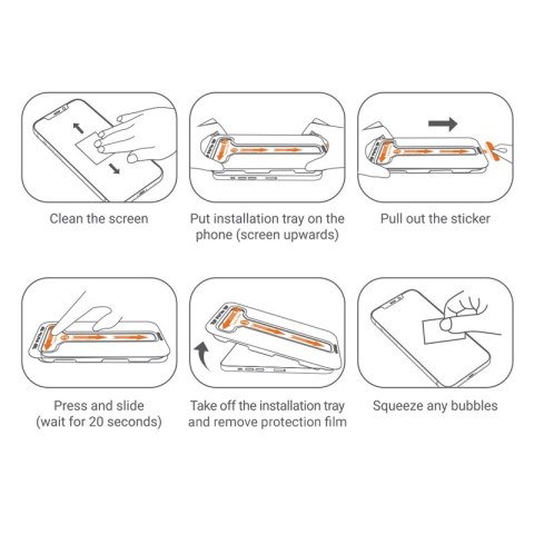 Szkło hartowane do Samsung Galaxy S24+ Crong EasyShield 2 PACK