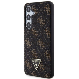 Etui na telefon Samsung Galaxy S24 Guess czarne hardcase 4G Triangle