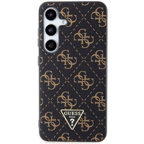 Etui na telefon Samsung Galaxy S24 Guess czarne hardcase 4G Triangle