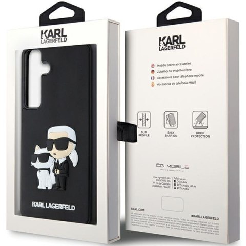 Etui na telefon Samsung Galaxy S24 Karl Lagerfeld 3D Rubber Choupette