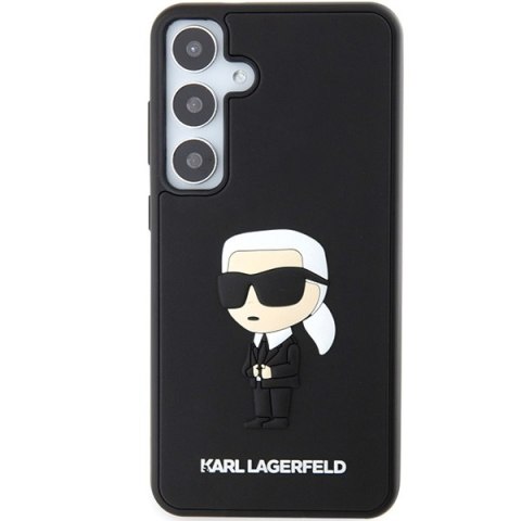 Etui na telefon Samsung Galaxy S24 Karl Lagerfeld 3D Rubber Ikonik czarne