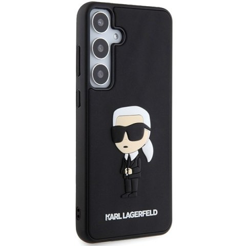 Etui na telefon Samsung Galaxy S24 Karl Lagerfeld 3D Rubber Ikonik czarne