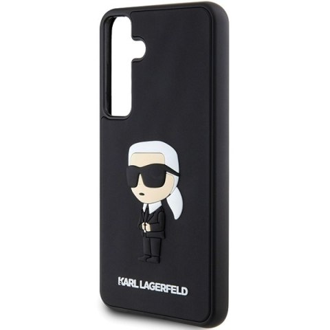 Etui na telefon Samsung Galaxy S24 Karl Lagerfeld 3D Rubber Ikonik czarne