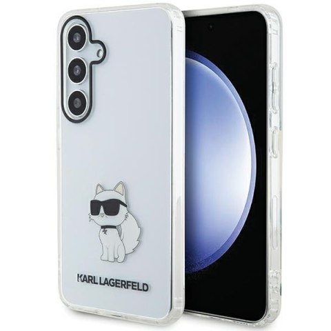 Etui na telefon Samsung Galaxy S24 Karl Lagerfeld Choupette przezroczyste