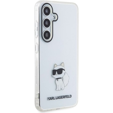 Etui na telefon Samsung Galaxy S24 Karl Lagerfeld Choupette przezroczyste