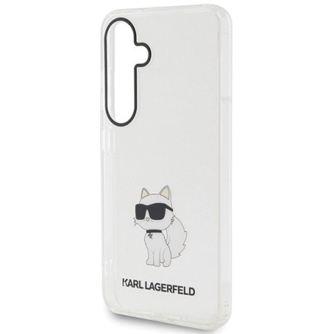 Etui na telefon Samsung Galaxy S24 Karl Lagerfeld Choupette przezroczyste