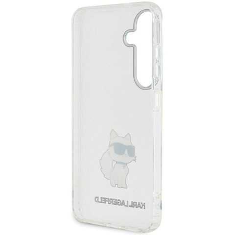 Etui na telefon Samsung Galaxy S24 Karl Lagerfeld Choupette przezroczyste