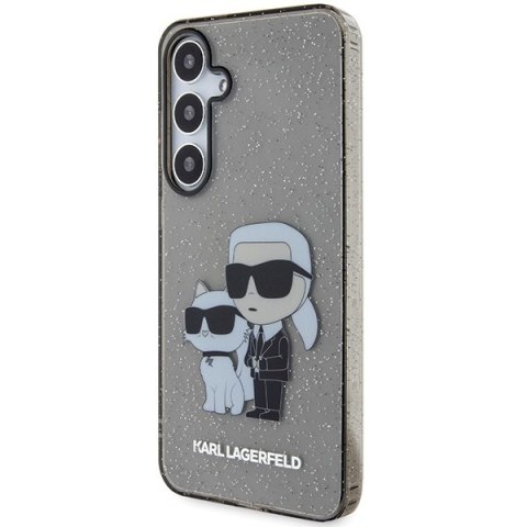 Etui na telefon Samsung Galaxy S24 Karl Lagerfeld Glitter Choupette czarne