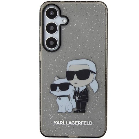 Etui na telefon Samsung Galaxy S24 Karl Lagerfeld Glitter Choupette czarne