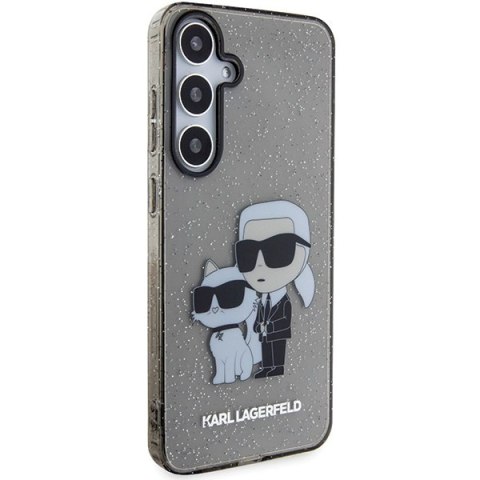 Etui na telefon Samsung Galaxy S24 Karl Lagerfeld Glitter Choupette czarne