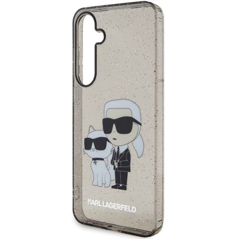 Etui na telefon Samsung Galaxy S24 Karl Lagerfeld Glitter Choupette czarne