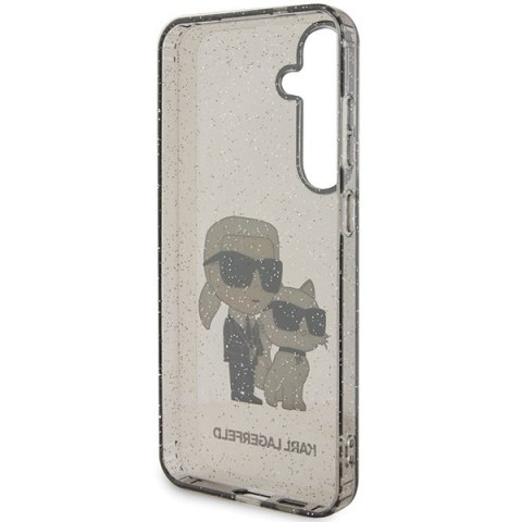 Etui na telefon Samsung Galaxy S24 Karl Lagerfeld Glitter Choupette czarne