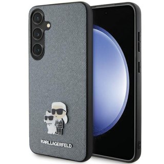 Etui na telefon Samsung Galaxy S24 Karl Lagerfeld Saffiano szare