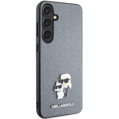 Etui na telefon Samsung Galaxy S24 Karl Lagerfeld Saffiano szare