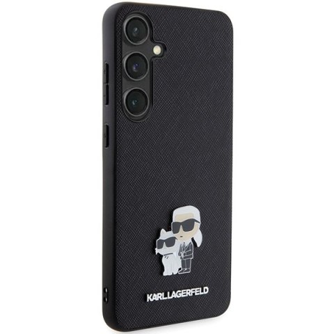 Etui na telefon Samsung Galaxy S24 Karl Lagerfeld Saffiano z metalowym pinem