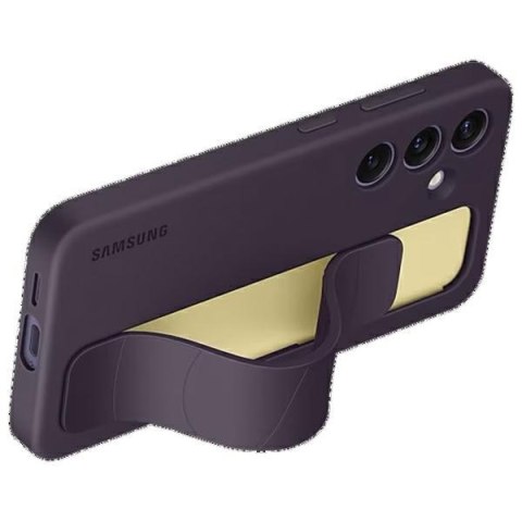 Etui na telefon Samsung Galaxy S24 EF-GS921CEEGWW ciemnofioletowe z gripem